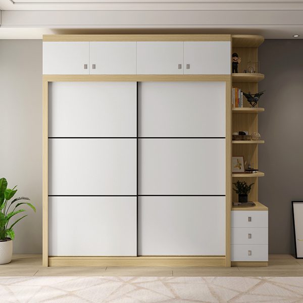 Tủ Quần Áo Cánh Lùa Hiện Đại Màu Trắng Tinh Tế - WA29642 Tủ Quần Áo Cánh Lùa Hiện Đại Màu Trắng Tinh Tế - WA29642