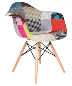 Ghế cà phê Eames Thổ cẩm phong cách GC29960