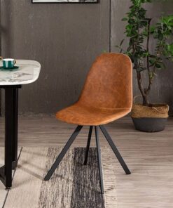 Ghế cà phê Venus da PU nâu GC29938 - Ảnh 5