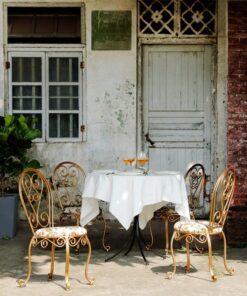 Alternative view of Ghế Bistro Retro Khung Sắt Gỗ Ép - GC29984