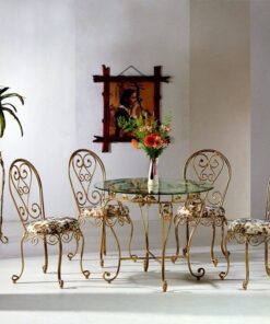 Ghế Bistro Retro Khung Sắt Gỗ Ép - GC29984 - Ảnh 5