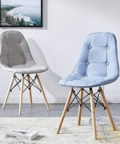 Alternative view of Ghế Eames J4 bọc nỉ cao cấp (GC30220)
