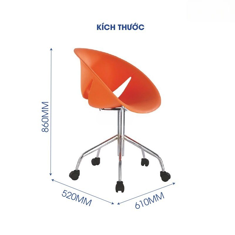 Ghế xoay cà phê tối giản ANETO WS31008 Ghế xoay cà phê tối giản ANETO WS31008 - Ảnh 2