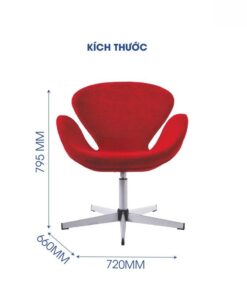 Ghế chờ hiện đại chân xoay WS30966 - Ảnh 2