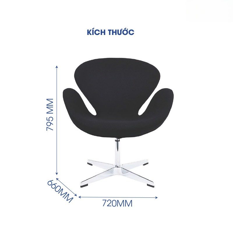 Ghế phòng chờ hiện đại bọc nỉ WS30963 - Ảnh 2