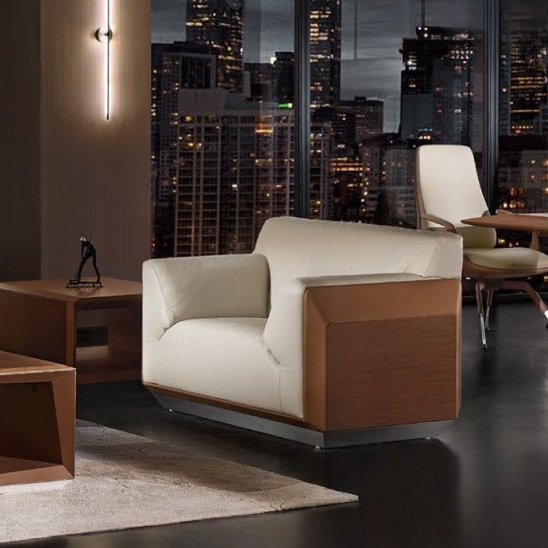 Sofa đơn bọc da hiện đại SI31612 Sofa đơn bọc da hiện đại SI31612 - Ảnh 3