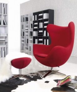 Alternative view of Ghế armchair bọc nỉ nhung cao cấp AC31781