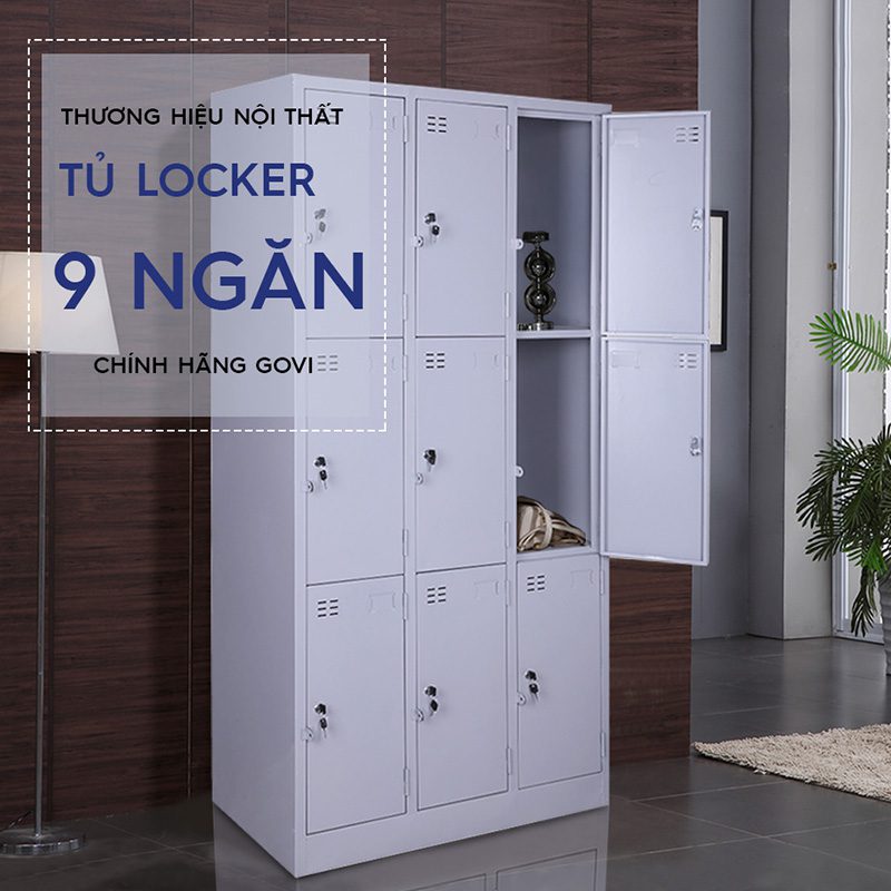Tủ Sắt Locker 9 Ngăn Đa Năng TM32126 Tủ Sắt Locker 9 Ngăn Đa Năng TM32126 - Ảnh 3
