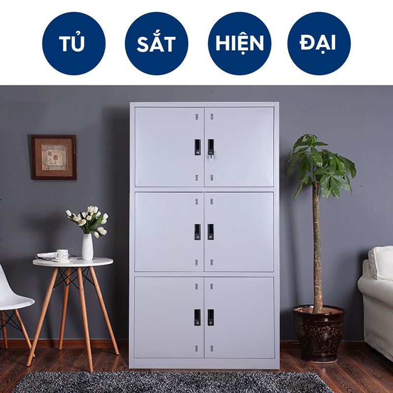 Tủ sắt Locker Văn phòng 6 ngăn hiệu quả - TD32314 Tủ sắt Locker Văn phòng 6 ngăn hiệu quả - TD32314 - Ảnh 2
