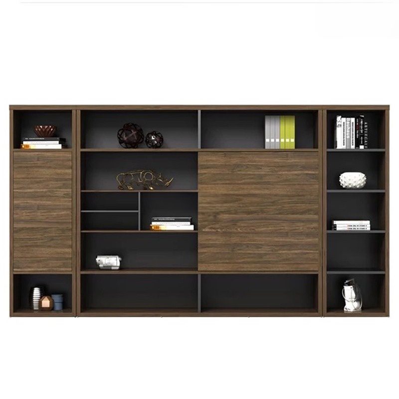 Tủ tài liệu cao cấp văn phòng, nâu, W3400 x D450 x H2000 mm (DD32994) Tủ tài liệu cao cấp văn phòng, nâu, W3400 x D450 x H2000 mm (DD32994)