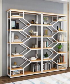 Kệ trang trí nội thất sang trọng MDF-Sắt W1000mm KD33241