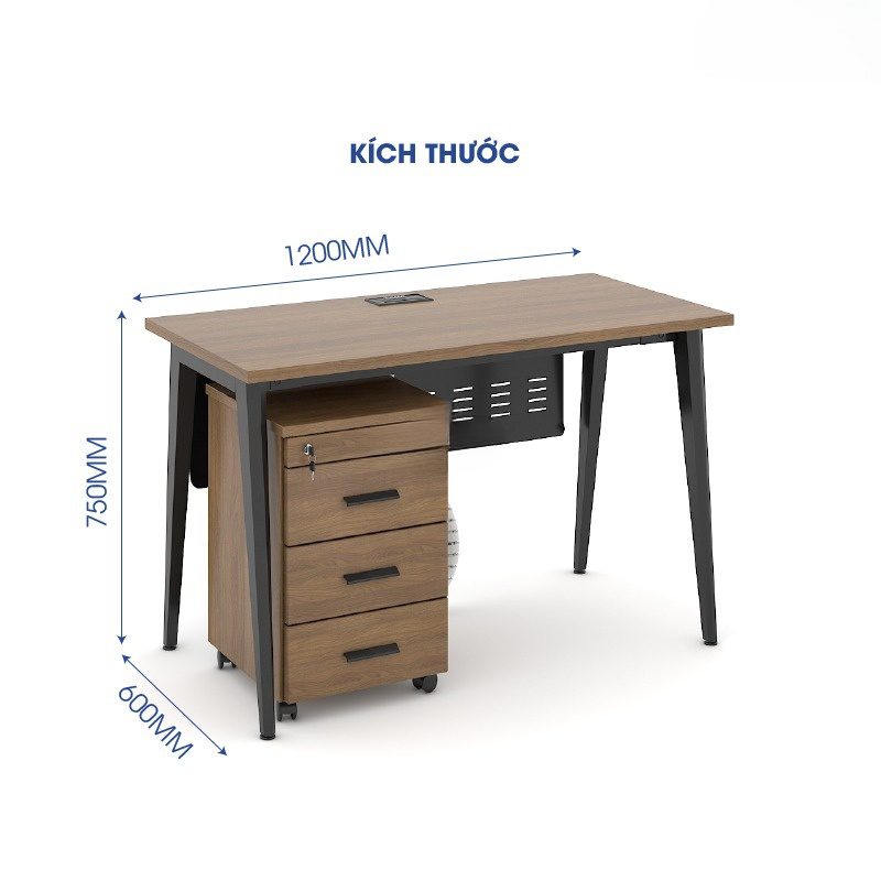 Bàn làm việc văn phòng 1m2 ANETO WK33666 Bàn làm việc văn phòng 1m2 ANETO WK33666 - Ảnh 5