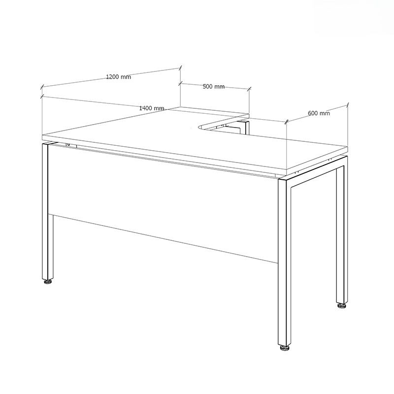 Bàn làm việc văn phòng 1m4 WK33757 Bàn làm việc văn phòng 1m4 WK33757 - Ảnh 9