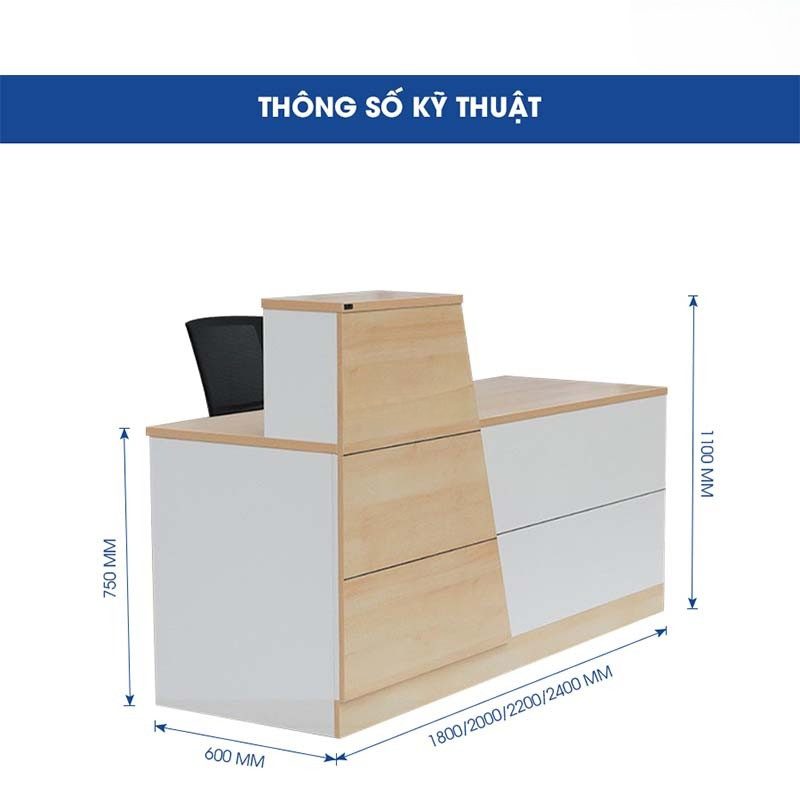 Quầy Lễ Tân ANETO RT34298 Quầy Lễ Tân ANETO RT34298 - Ảnh 5