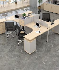 Alternative view of Cụm bàn làm việc 6 người ANETO WC34411