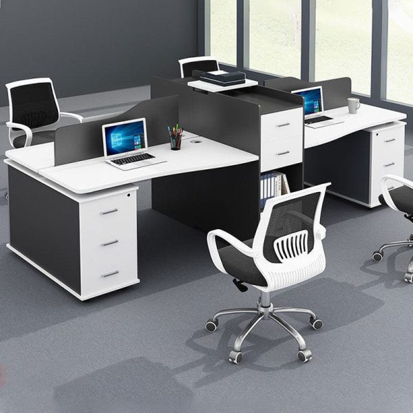 Cụm Bàn Làm Việc 4 Người Cao Cấp ANETO WC34509 Cụm Bàn Làm Việc 4 Người Cao Cấp ANETO WC34509