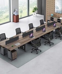 Cụm bàn làm việc Cao Cấp 8 Người 4m8 ANETO W834665