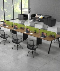 Cụm bàn làm việc 8 người 4m8 W834673 - Ảnh 2