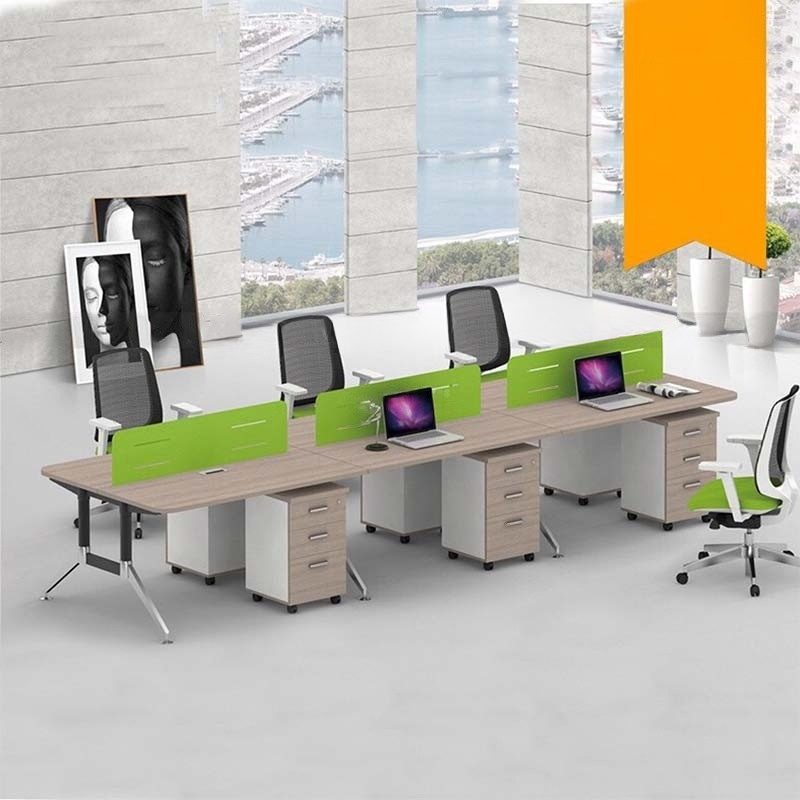 Cụm bàn làm việc 6 người ANETO W634698 Cụm bàn làm việc 6 người ANETO W634698