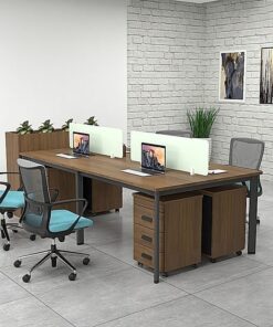 Cụm bàn làm việc 2m4 cho 4 người - W434769