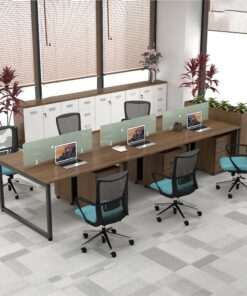 Cụm bàn làm việc 6 người W634748 - Ảnh 2