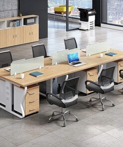 Cụm Bàn Làm Việc 6 Người Hiện Đại W634711