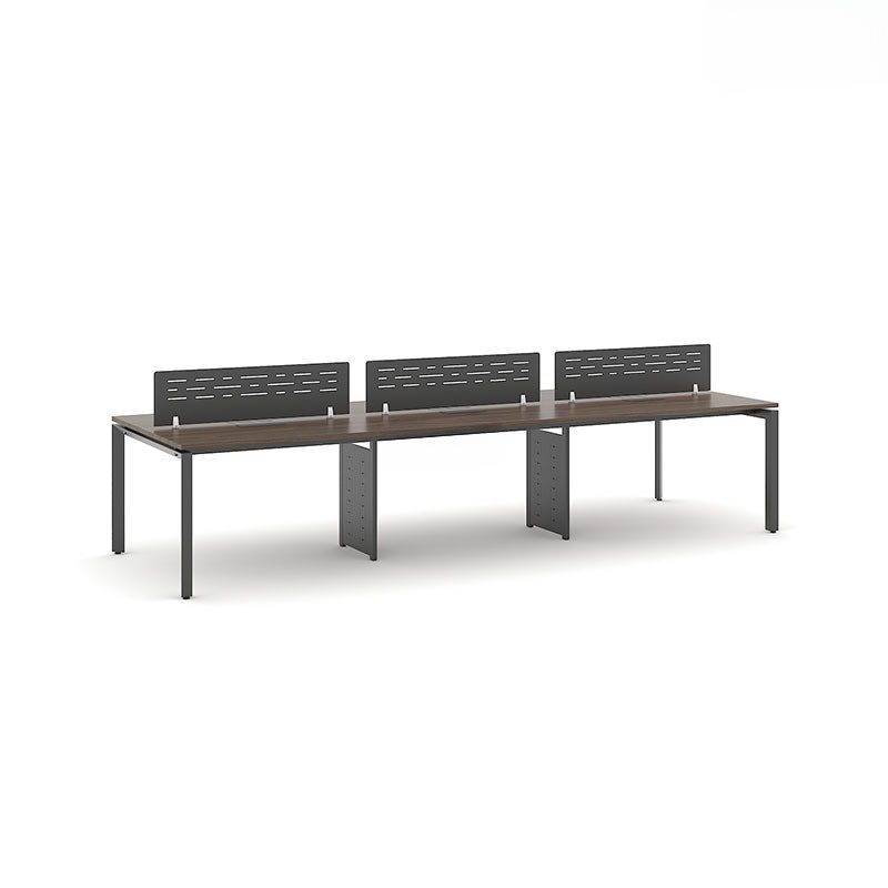 Cụm bàn làm việc 6 người hiện đại W634735 Góc nhìn cận cảnh cụm bàn 6 người