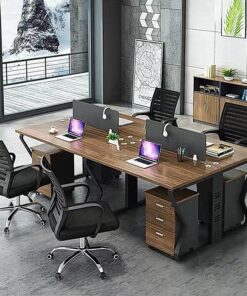 Cụm bàn làm việc nhóm 4 người 2m4 W434839