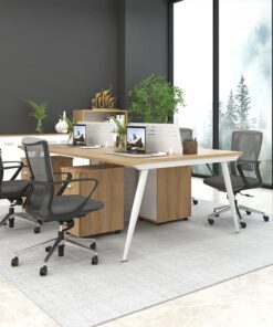 Cụm bàn làm việc văn phòng 4 người 2m4 W434827 Cụm bàn làm việc văn phòng 4 người 2m4 W434827 - Ảnh 2