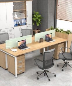 Cụm bàn làm việc 4 người cao cấp W434822