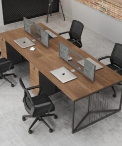 Cụm bàn làm việc nhóm hiện đại 4 người W434805 Cụm bàn làm việc nhóm hiện đại 4 người W434805 - Ảnh 2