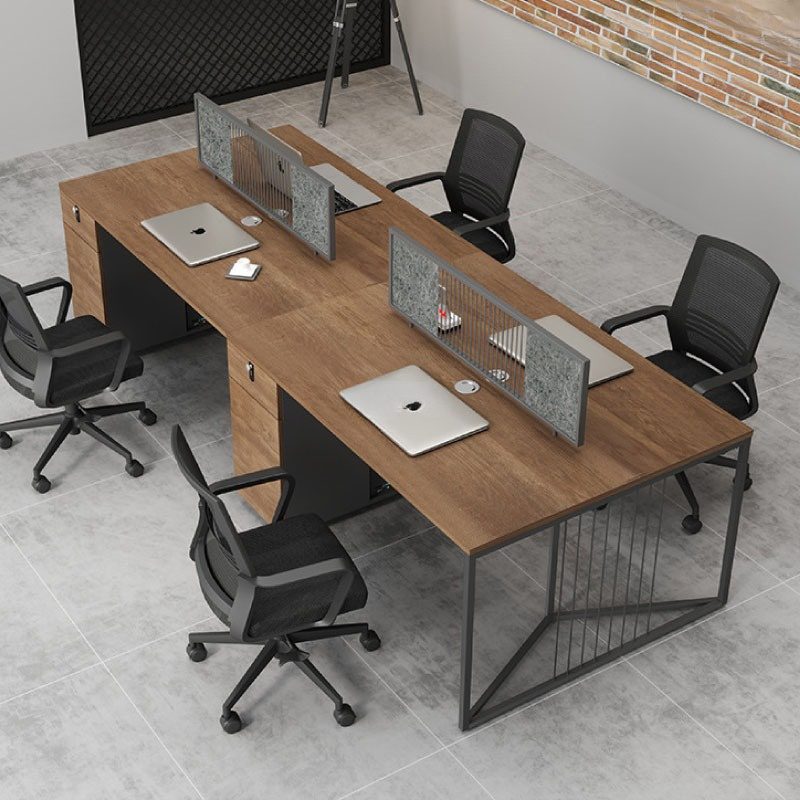 Cụm bàn làm việc nhóm hiện đại 4 người W434805 Cụm bàn làm việc nhóm hiện đại 4 người W434805 - Ảnh 2