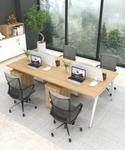 Cụm bàn làm việc văn phòng 4 người 2m4 W434827 Cụm bàn làm việc văn phòng 4 người 2m4 W434827 - Ảnh 3