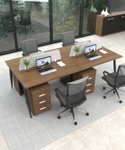 Cụm bàn làm việc văn phòng 4 người 2m4 W434827 Cụm bàn làm việc văn phòng 4 người 2m4 W434827 - Ảnh 7