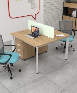Cụm bàn làm việc 2 người W234928 - Ảnh 2