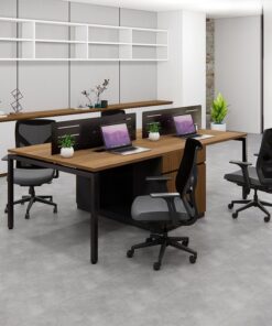 Cụm Bàn Làm Việc 4 Người 2m4 W434898 Cụm Bàn Làm Việc 4 Người 2m4 W434898 - Ảnh 9