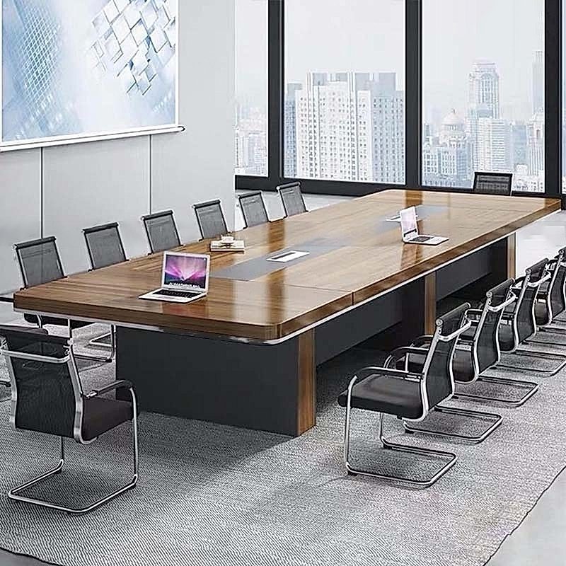 Bàn họp bo cạnh 3m6 MT35483 - ANETO Nội Thất Văn Phòng