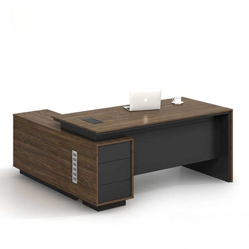 Bàn Giám Đốc Mặt Gỗ Laminate Cao Cấp PD35664 Bàn Giám Đốc Mặt Gỗ Laminate Cao Cấp PD35664 - Ảnh 3