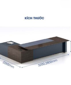 Bàn Tổng giám đốc Cao Cấp 3m2 PD35649 - Ảnh 5