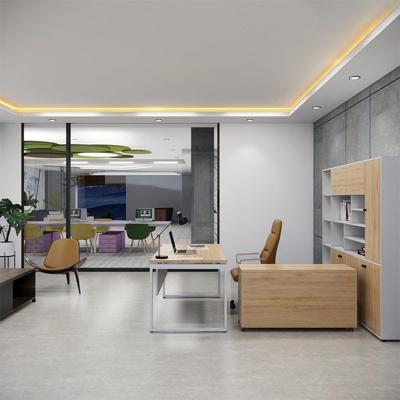 Bàn làm việc giám đốc cao cấp 1,6m ANETO MS36217 - Ảnh 6