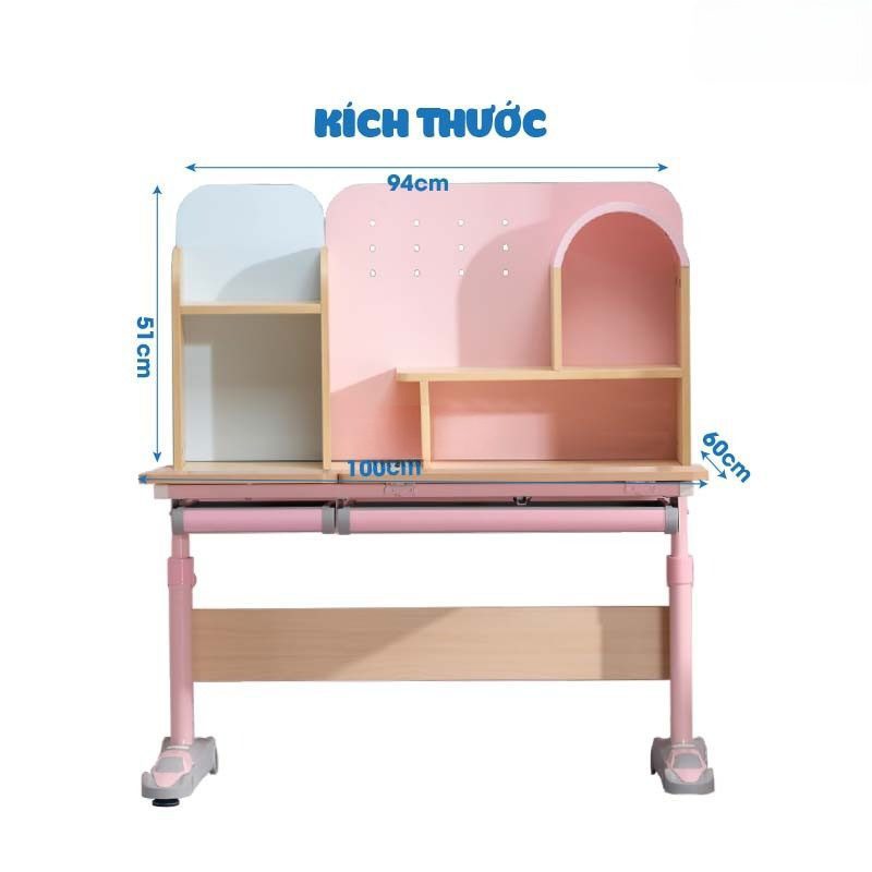 Bàn học chống gù, chống cận thông minh EC36389 - Ảnh 8