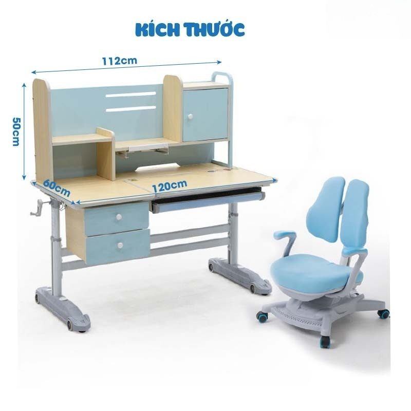 Bàn học thông minh bảo vệ mắt, tư thế EC36362 - Ảnh 8