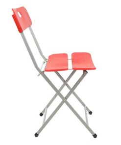 Ghế gấp văn phòng nan nhựa màu đỏ FC36431 - Ảnh 3