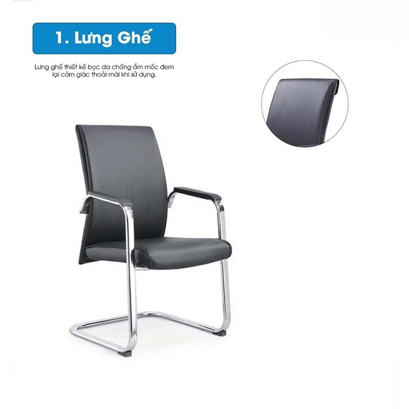Ghế chân quỳ da cao cấp KQ36719 - Ảnh 2