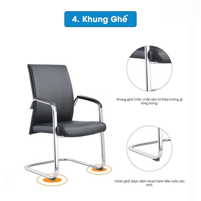 Ghế chân quỳ da cao cấp KQ36719 - Ảnh 4