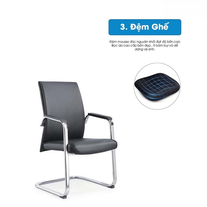 Ghế chân quỳ da cao cấp KQ36719 - Ảnh 5