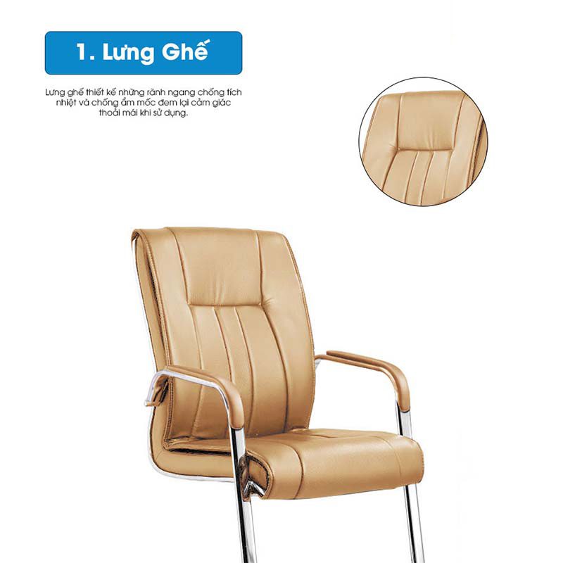 Ghế Chân Quỳ Bọc Da Cao Cấp KQ37047 - Ảnh 6