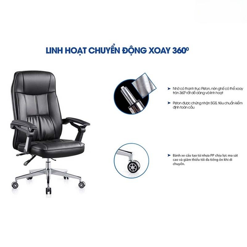 Ghế giám đốc xoay cao cấp LO37132 - Ảnh 2