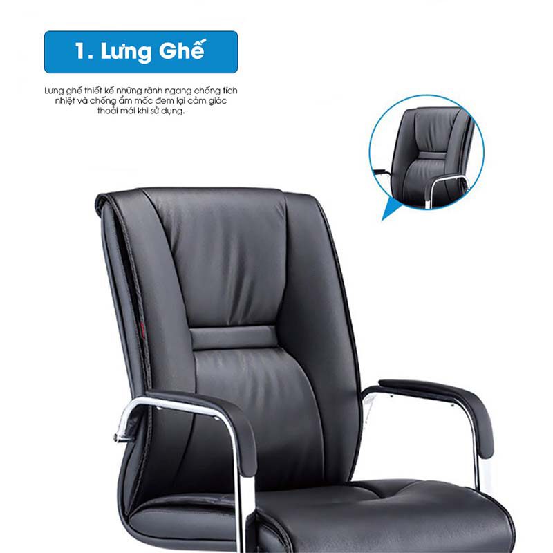 Ghế chân quỳ da cao cấp KQ37067 Ghế chân quỳ da cao cấp KQ37067 - Ảnh 3