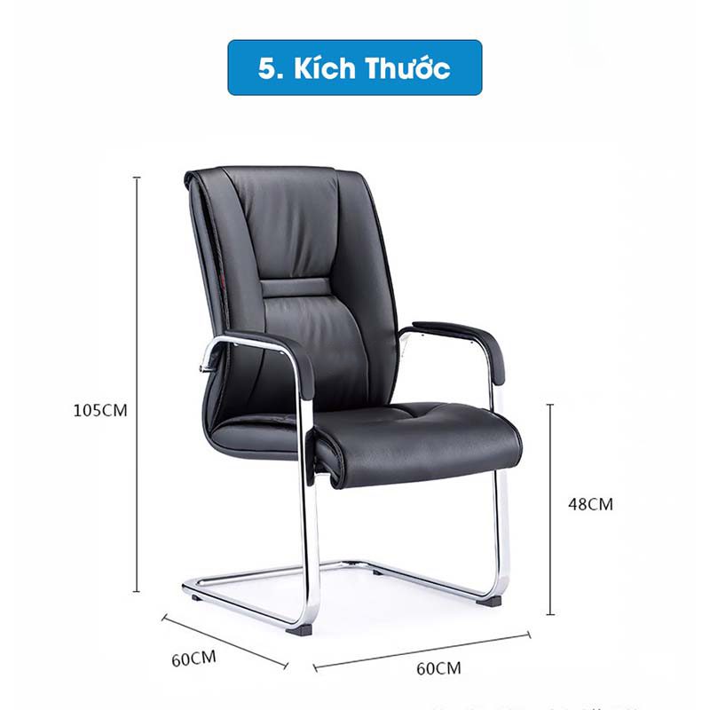 Ghế chân quỳ da cao cấp KQ37067 Ghế chân quỳ da cao cấp KQ37067 - Ảnh 4